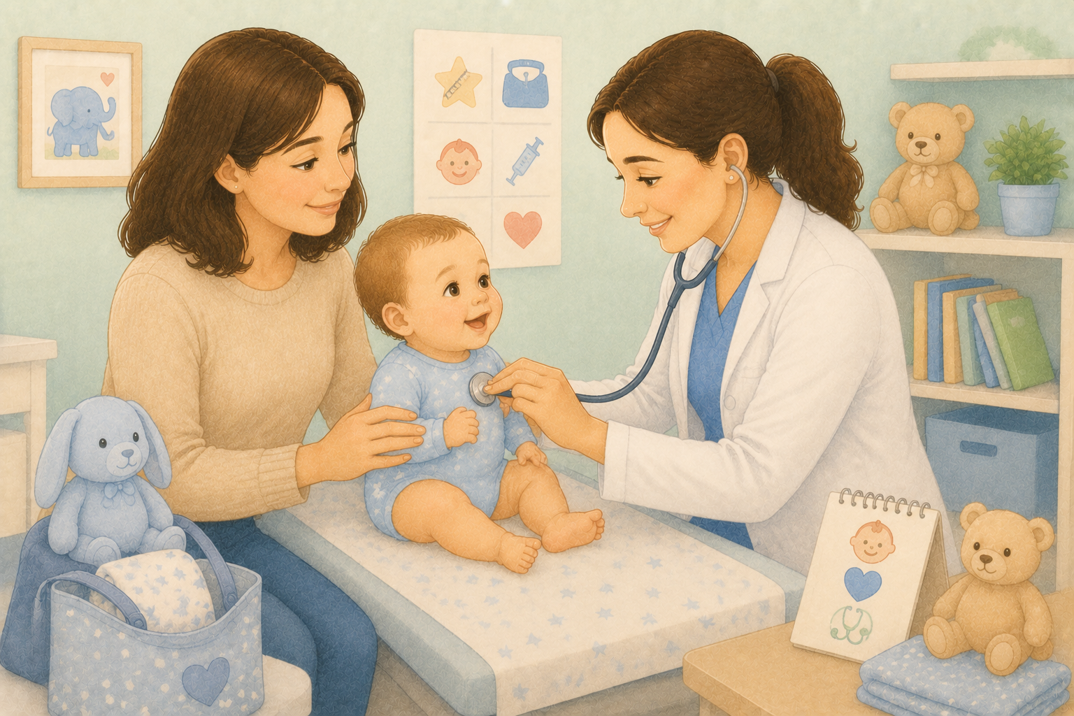 A Breakdown of Your Baby's First Visits to the Doctor