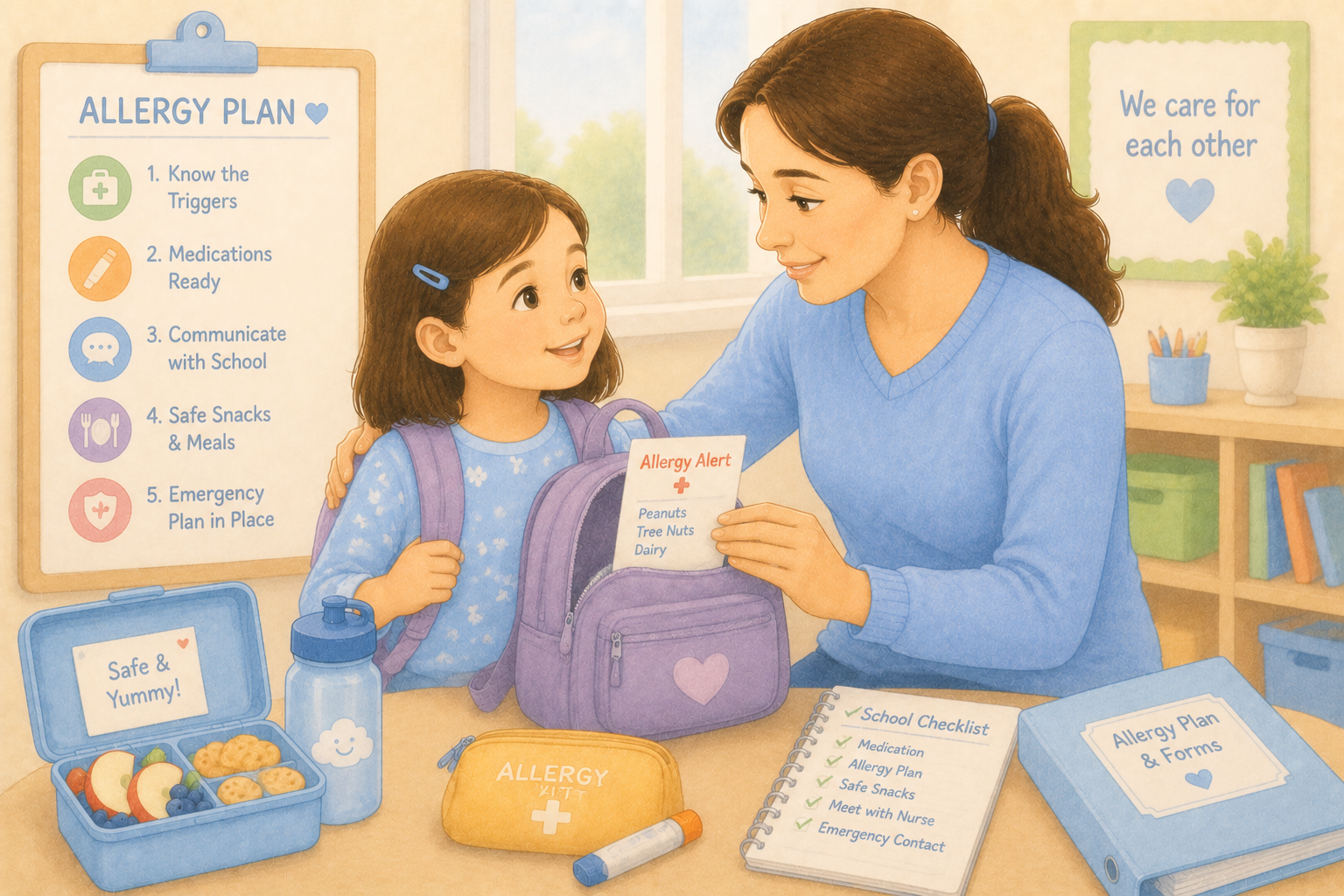 Helping Your Child Manage Allergies at School