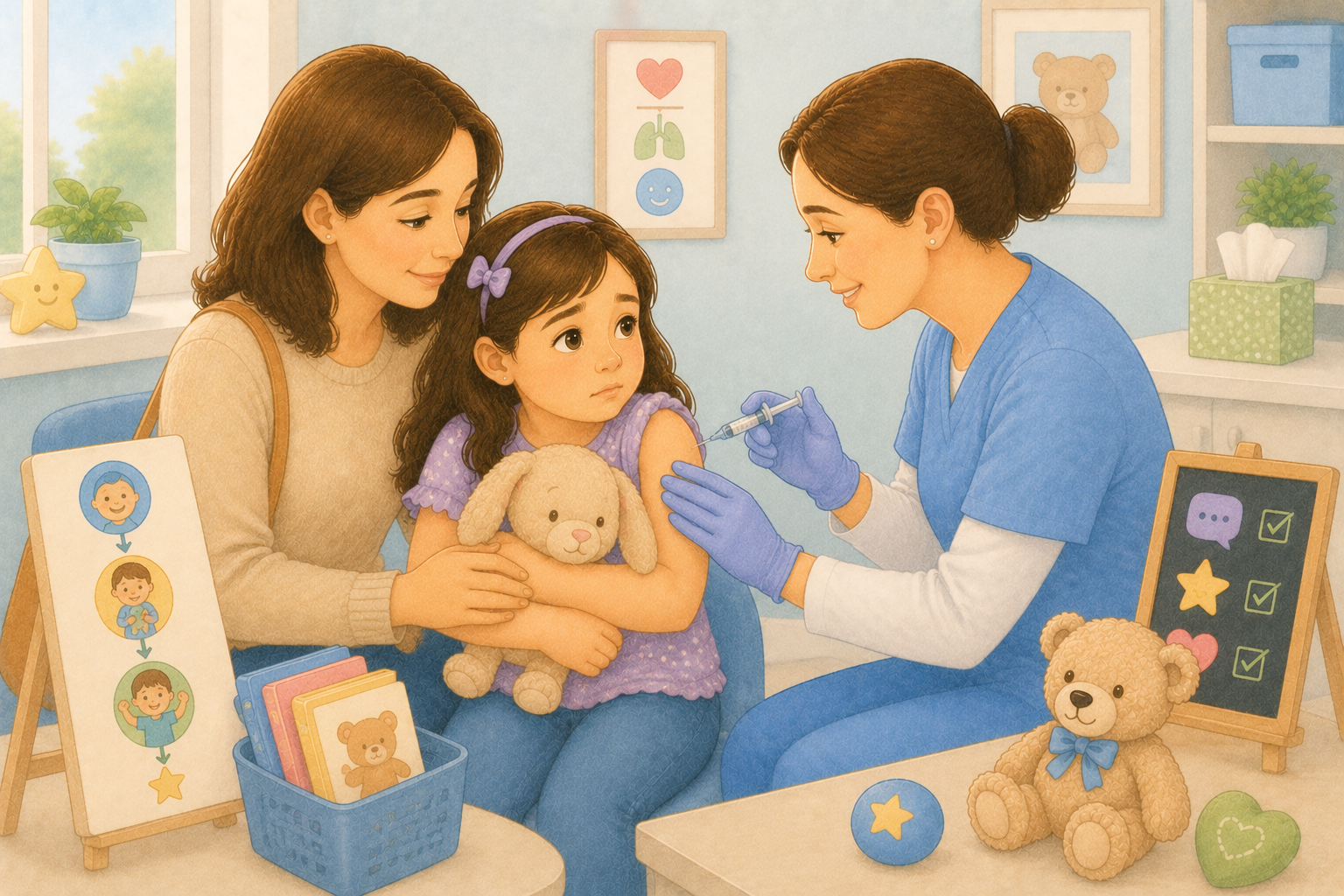How to Help Your Child Get Over Shot Anxiety